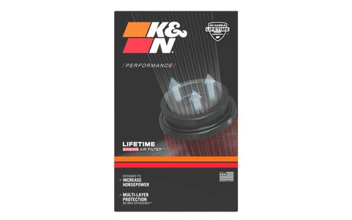 K&N HD-1388 Rectangular Replacement Air Filter for 1988-2003 Harley Sportster - Red Cotton Gauze, Zinc Top, Lifetime Warranty
