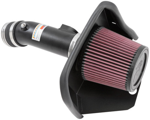 K&N 69-6033TTK Typhoon Performance Air Intake System for 2013-2019 Ford Fusion - Black Aluminum Tube