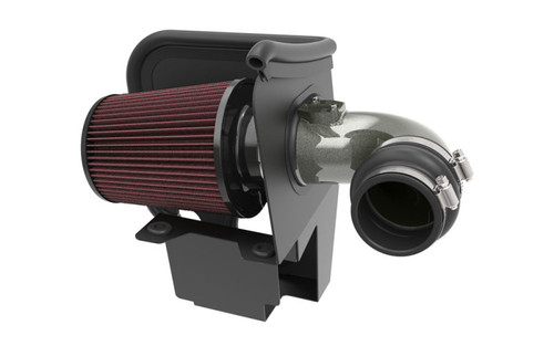 K&N 69-6036TC Typhoon Cold Air Intake System for 2021-2026 Mazda 3 - Gunmetal Gray Tube, Red High-Flow Filter