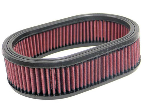 K&N HD-2075 Oval Replacement Air Filter for 1975-1978 Harley - Red Cotton Gauze, Lifetime Warranty