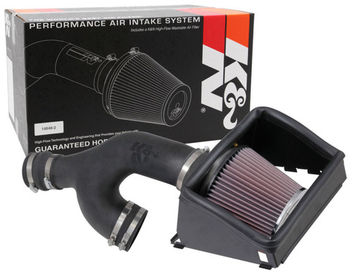 K&N 63-2599 63 Series AirCharger Performance Air Intake System for 2017-2025 Ford, Lincoln Expedition, F-150, Navigator - Red Cotton Gauze Filter