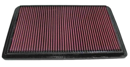 K&N 33-2164 High-Flow Replacement Panel Air Filter for 2001-2006 Mitsubishi Montero - 14.125x9.313x0.938 in