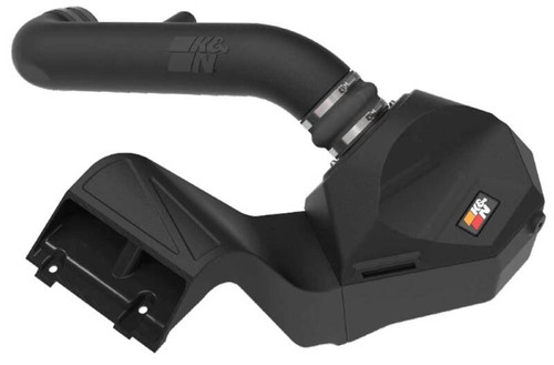 K&N 63-2616 63 Series AirCharger Performance Air Intake System for 2021-2026 Ford F-150 - Red Cotton Gauze Filter, Enclosed Air Box