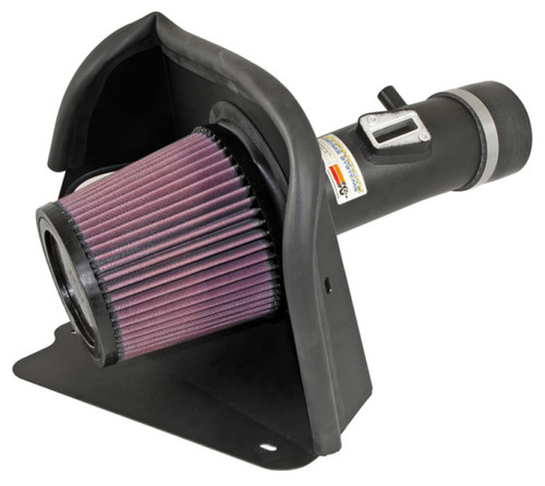 K&N 69-7062TTK Typhoon Cold Air Intake System for 2007-2012 Nissan Altima - Black Tube, 9.36 HP Gain