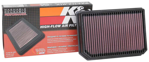 K&N High-Flow Air Filter 33-3133 - Panel Replacement Filter