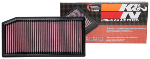 K&N High-Flow Air Filter 33-3142 - Panel Replacement Filter