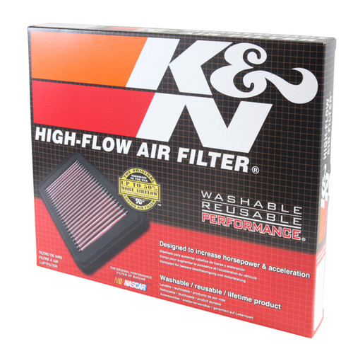 K&N High-Flow Air Filters 33-3153 (Set of 2) - Panel Replacement Filters