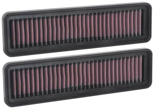 K&N High-Flow Air Filter 33-3160 (Set of 4) for 2020-2025 BMW X3 X4 - Panel Replacement Filter