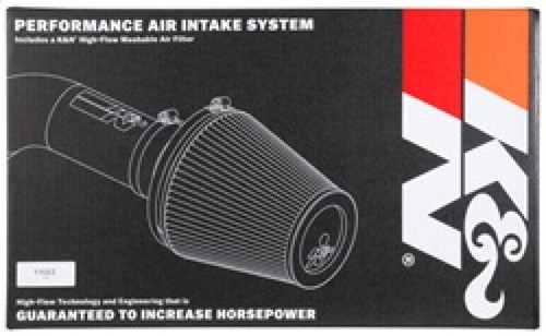 K&N 63-3052 63 Series AirCharger Performance Air Intake System for 2006-2007 Chevrolet Corvette - Red Cotton Gauze Filter