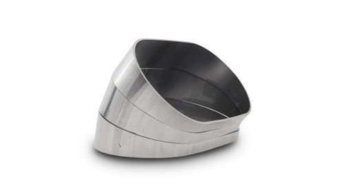 Vibrant 13591 45 Degree Vertical Plane Oval Pie Cuts 4" Nominal Tube Size (3 pcs)