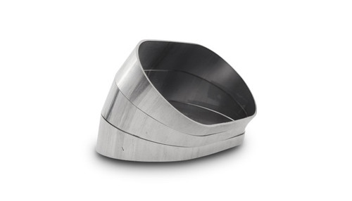 Vibrant 13591 45 Degree Vertical Plane Oval Pie Cuts 4" Nominal Tube Size (3 pcs)