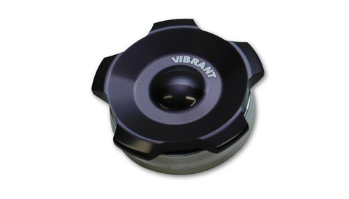 Vibrant 11295 Tank Weld Bung with Thread On Cap 2.75" O.D. Black Anodized