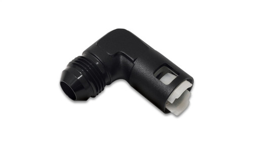 Vibrant 16922 90 Degree Male AN Quick Disconnect EFI Adapter -8AN x 3/8" Black