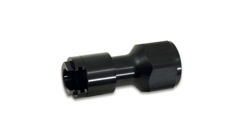 Vibrant 16925 Female ORB EFI Adapter -6 ORB x 5/16" Black Anodized