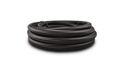 Vibrant 19016 Black Nylon Braided PTFE Lined Flex Hose -16AN 20 Ft Roll