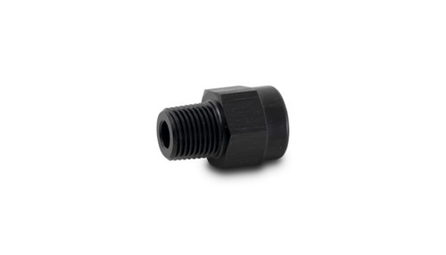 Vibrant 10398 Male NPT to Female BSP Adapter 1/8" NPT x 1/8" BSP Black Anodized