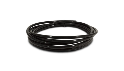 Vibrant 2652 Polyethylene Vacuum Tubing 0.25" O.D. x 10' Long - Black