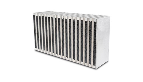 Vibrant 12841 Vertical Flow Intercooler Core, 6"W x 11.75"H x 3" Thick