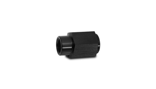 Vibrant 16791 LS Engine Fuel Pressure Adapter 4AN Female to 1/8" NPT Female Black Anodized 6061 Aluminum