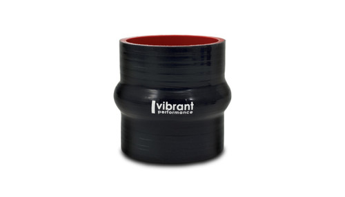 Vibrant 2737 Hump Hose Coupler 3.25" I.D. x 3" Long Black 4-Ply Aramid Reinforced