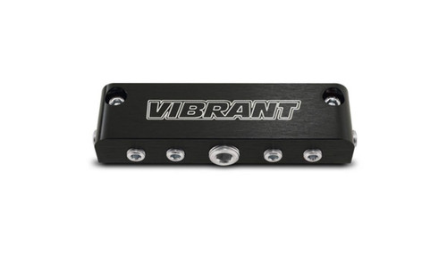 Vibrant 2691 Vacuum Manifold Anodized Black Aluminum