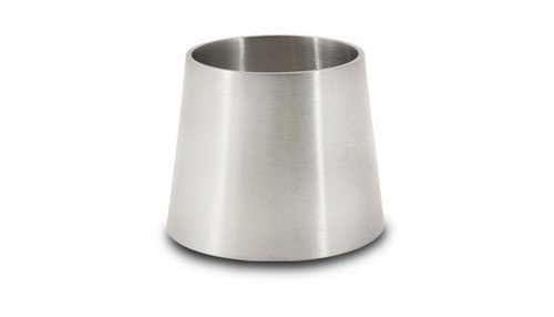 Vibrant 2686 Concentric Reducer 2.00" x 2.50" O.D. - 2" Long 304 Stainless Steel