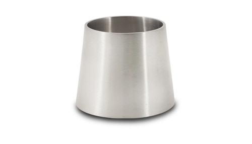 Vibrant 2686 Concentric Reducer 2.00" x 2.50" O.D. - 2" Long 304 Stainless Steel