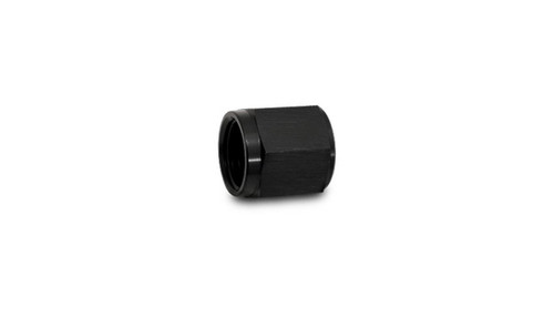 Vibrant 10755 Tube Nut Fitting, -12AN for 3/4" Tube Black Anodized
