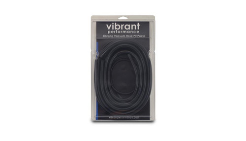 Vibrant 2104 Vacuum Hose Pit Packs Black Silicone