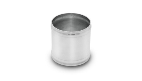 Vibrant 12057 Aluminum Joiner Coupler 3.25" O.D. x 3" Long Polished 6063 Aluminum