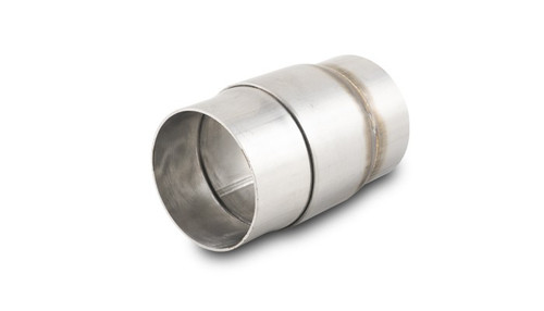 Vibrant 13294 Slip Joint Adapter for 3.0" O.D. Tubing (2 Piece) Fully Welded 304 Stainless