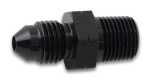 Vibrant 12746 Male AN to Male BSPT Adapter -10AN x 3/4"-14 Black Anodized