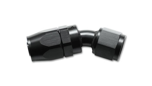 Vibrant 21304 30 Degree Swivel Hose End Fitting -4AN Black