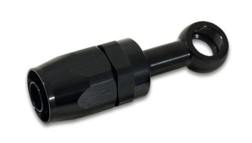 Vibrant 24083 Banjo Hose End Fitting -8AN Black Anodized 6061 Aluminum