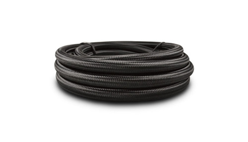 Vibrant 12010 150ft Roll Black Nylon Braided Flex Hose -10AN