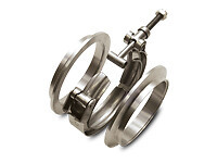 Vibrant 12490 HD Weld Ferrules with O-Rings for 2.50" O.D. Tubing Aluminum (Pair)