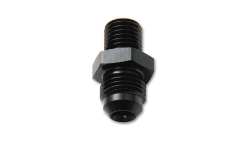 Vibrant 16617 AN to Metric Straight Adapter -6AN x M12x1.0 Black Anodized 6061 Aluminum