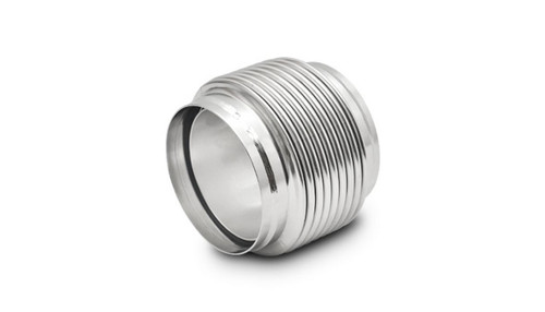 Vibrant 68944 Bellows Assembly with Solid Liner - 4.00" I.D. x 4" Long, Electro Polished