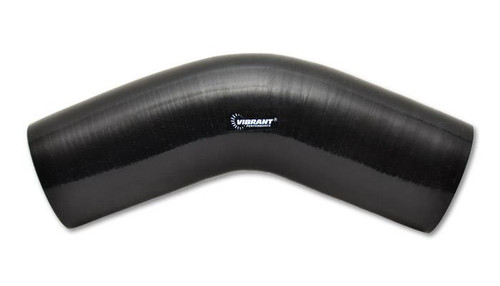 Vibrant 2753 45 Degree Elbow - 2.75" I.D. x 4.00" Leg, Black