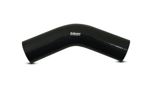 Vibrant 2754 45 Degree Elbow - 3.00" I.D. x 4.50" Leg, Black