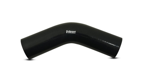 Vibrant 2754 45 Degree Elbow - 3.00" I.D. x 4.50" Leg, Black