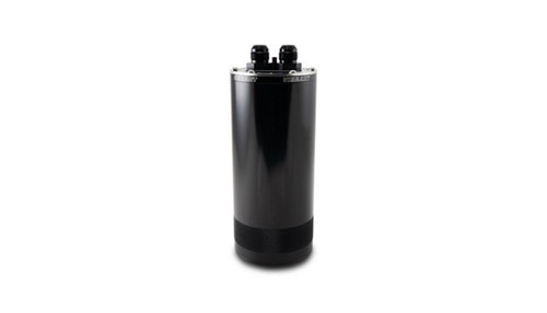 Vibrant 12762 Gen3 Large Oil Catch Can 2.0L 2-Port Black Anodized Aluminum