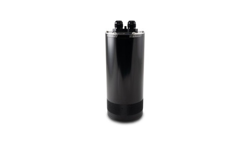 Vibrant 12762 Gen3 Large Oil Catch Can 2.0L 2-Port Black Anodized Aluminum