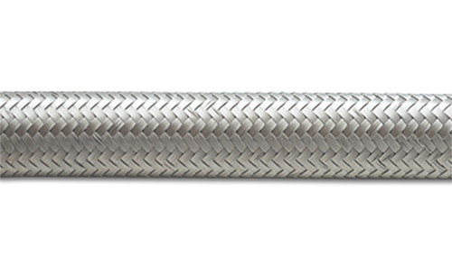Vibrant 11938 5ft Roll of Stainless Steel Braided Flex Hose, -8AN