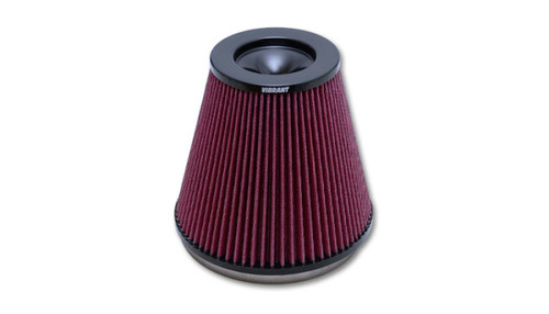 Vibrant 10961 Classic Performance Air Filter 7" Inlet I.D. x 7" Height 4-Ply Cotton Gauze