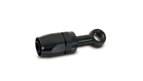 Vibrant 24063 Banjo Hose End Fitting -6AN Use with M12 or 7/16" Banjo Bolt Black Anodized