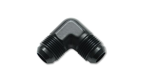Vibrant 10551 Flare Union 90 Degree Adapter, -4AN Black Anodized