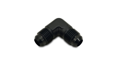 Vibrant 10552 Flare Union 90 Degree Adapter, -6AN Black Anodized