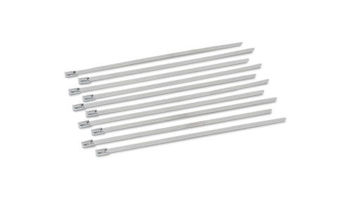 Vibrant 25898 Stainless Steel Cable Ties 14.5" Long (10-Pack)