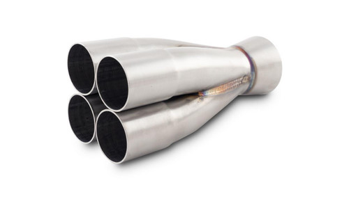 Vibrant 10301 4-1 Merge Collector 1.625" Inlet I.D. Merge 2.00" Outlet 2.50" 304 Stainless